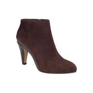 BELLA VITA Womens Brown Comfort Brennan Round Toe Cone Heel Leather Boots 8.5 N